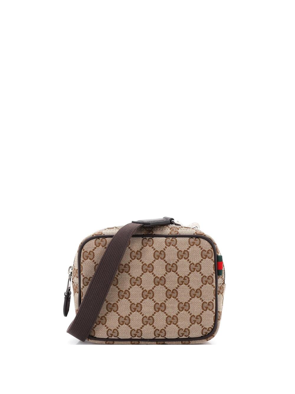 Gucci Web Loop Camera Bag Gg Canvas #235006G11B